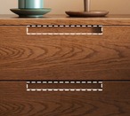 ベッドサイド テーブル　キャビネット　サイドテーブル　ナイトテーブル　ソファサイドテーブル　木目調　２段引き出し