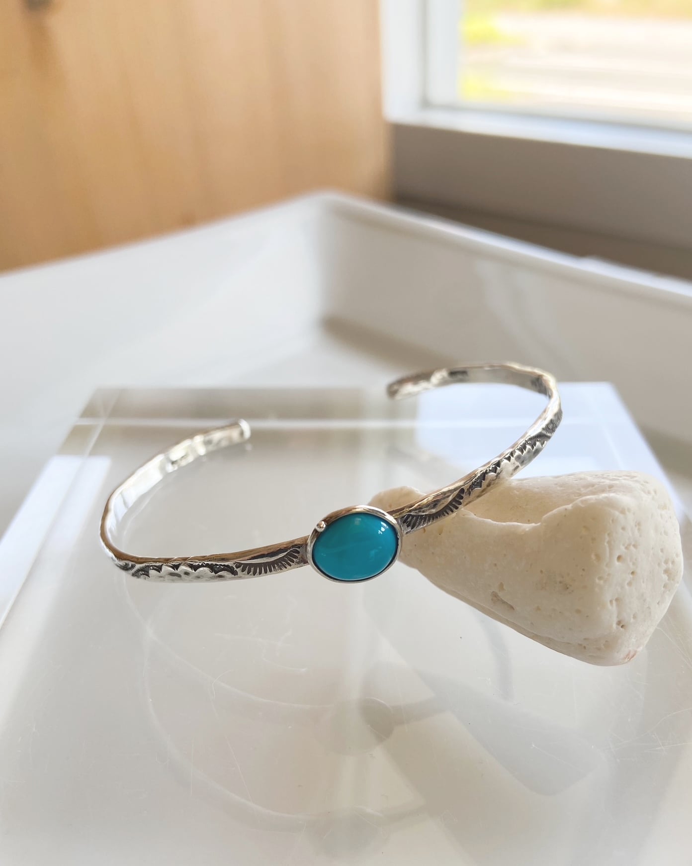 art jewelry marble　ターコイズバングル