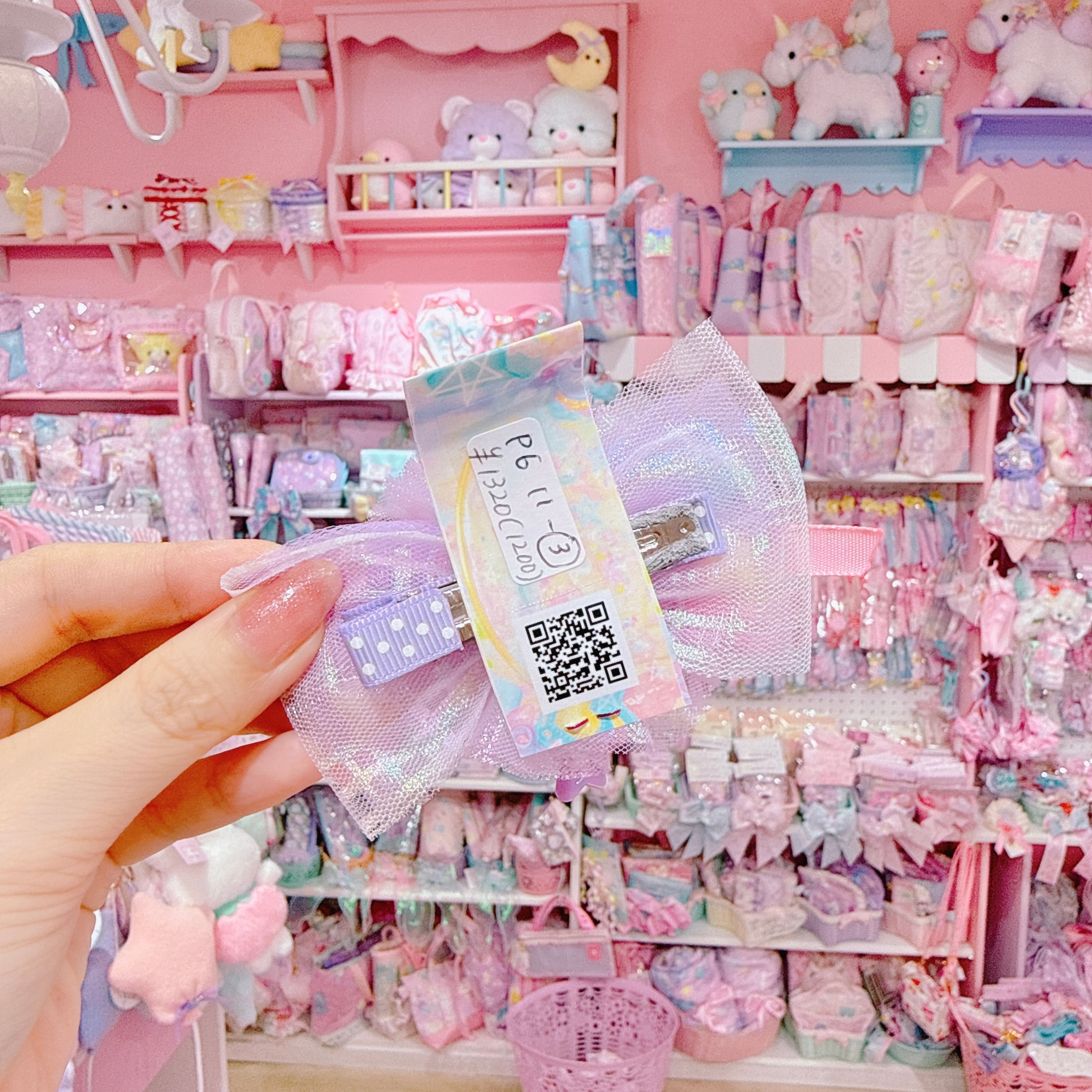 【P6】11-3シャカシャカヘアクリップ