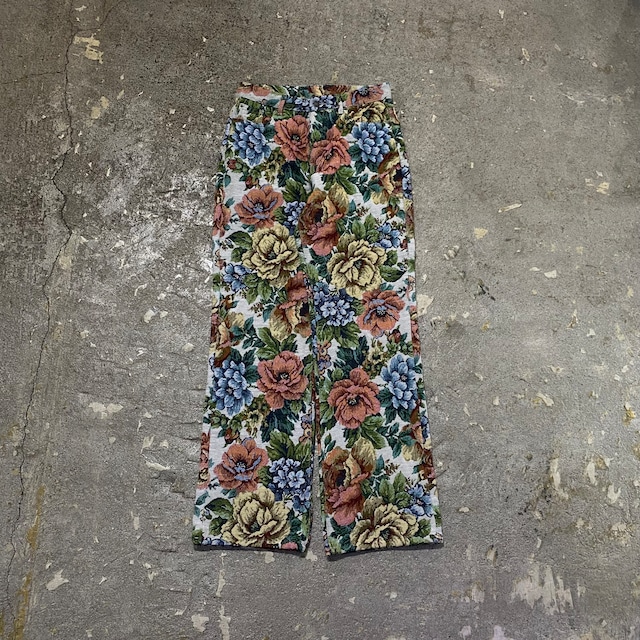 00s JADED LONDON Gobelin tapestry flower pattern pants【仙台店】