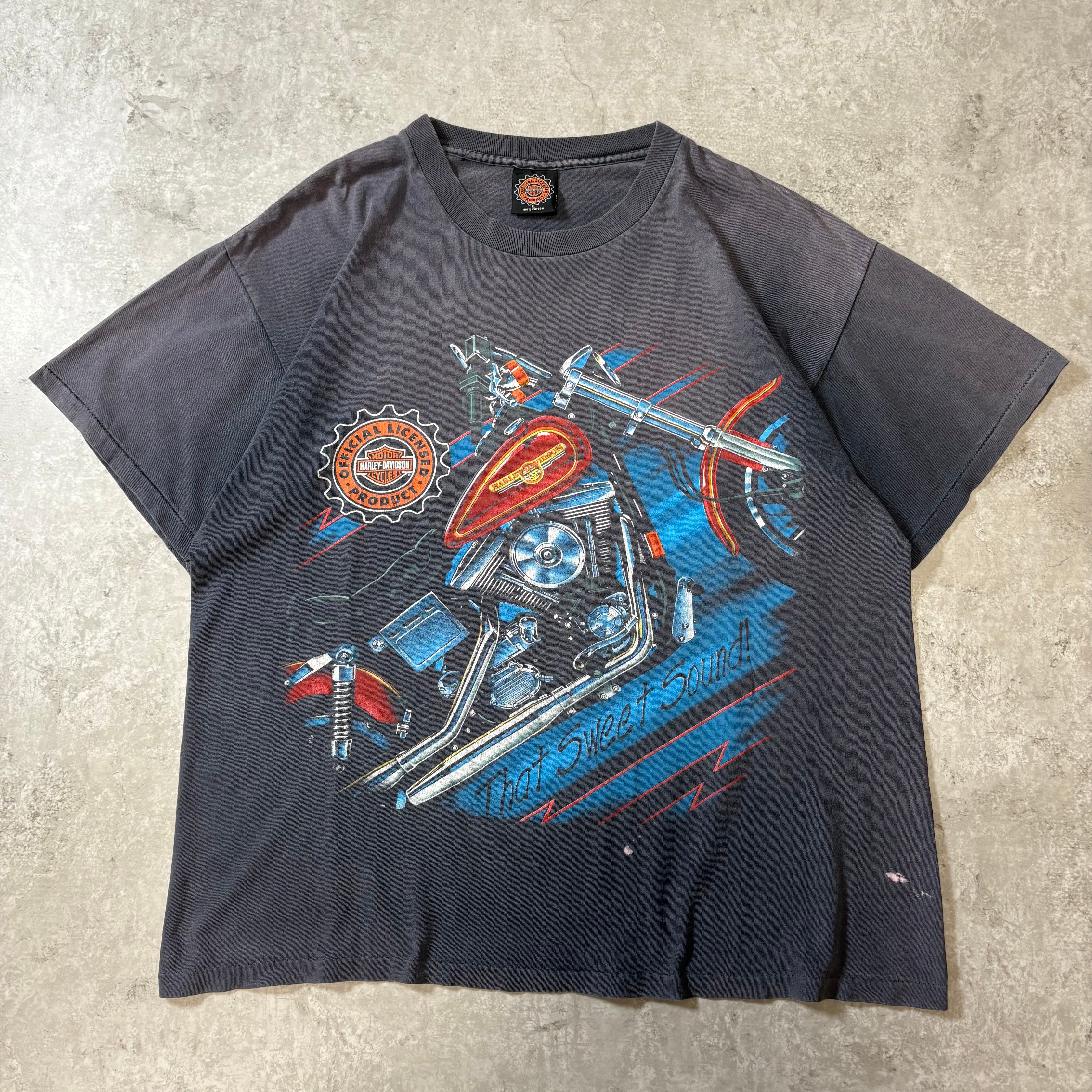 1990s "HARLEY-DAVIDSON" S/S T-shirt " 鬼フェード" / 1990年代 ハーレーダビッドソン 半袖 Tシャツ アメリカ製