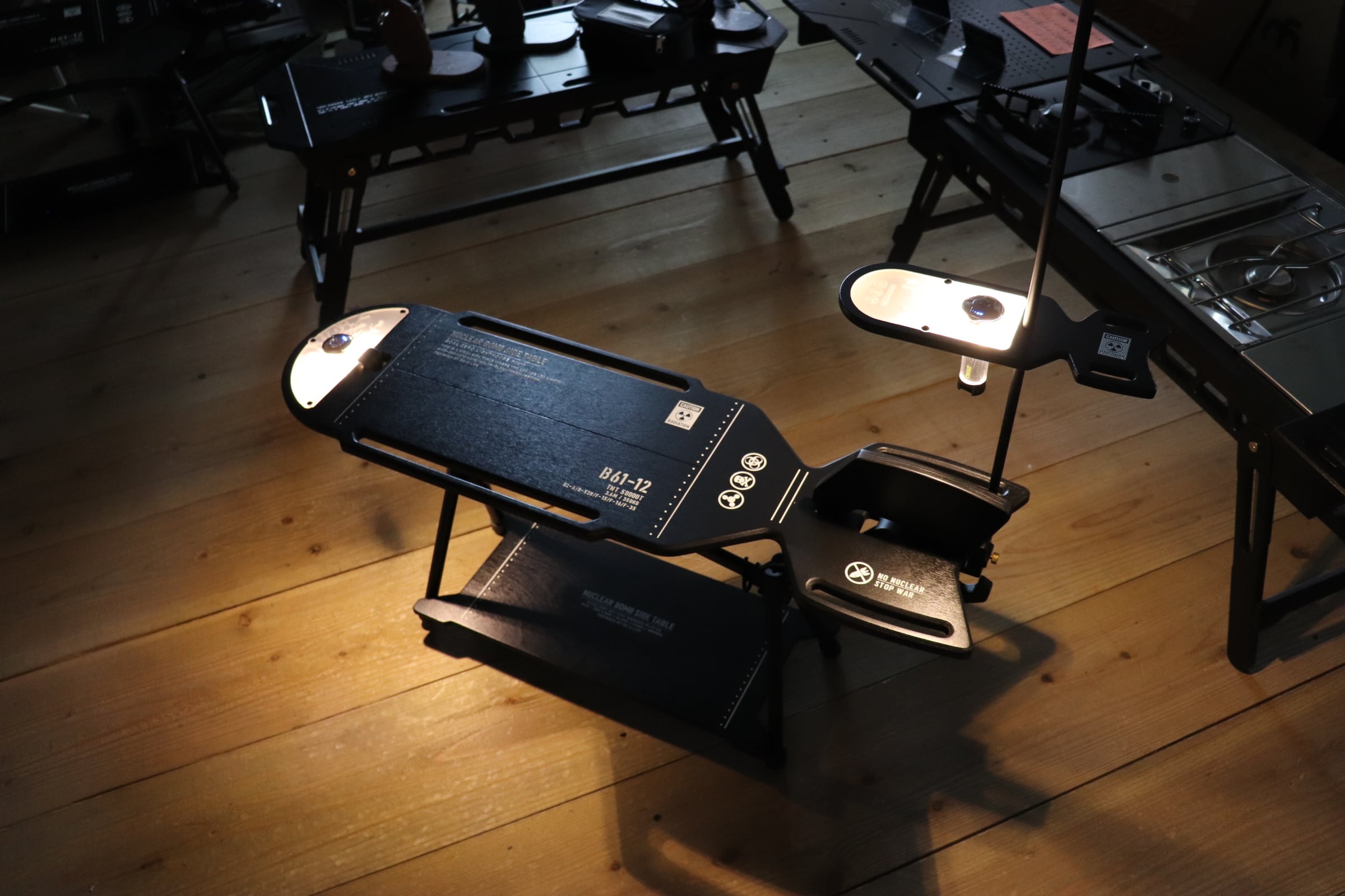 【ON-U LIFE 】MyTan table goalzero type Black（サイドテーブル