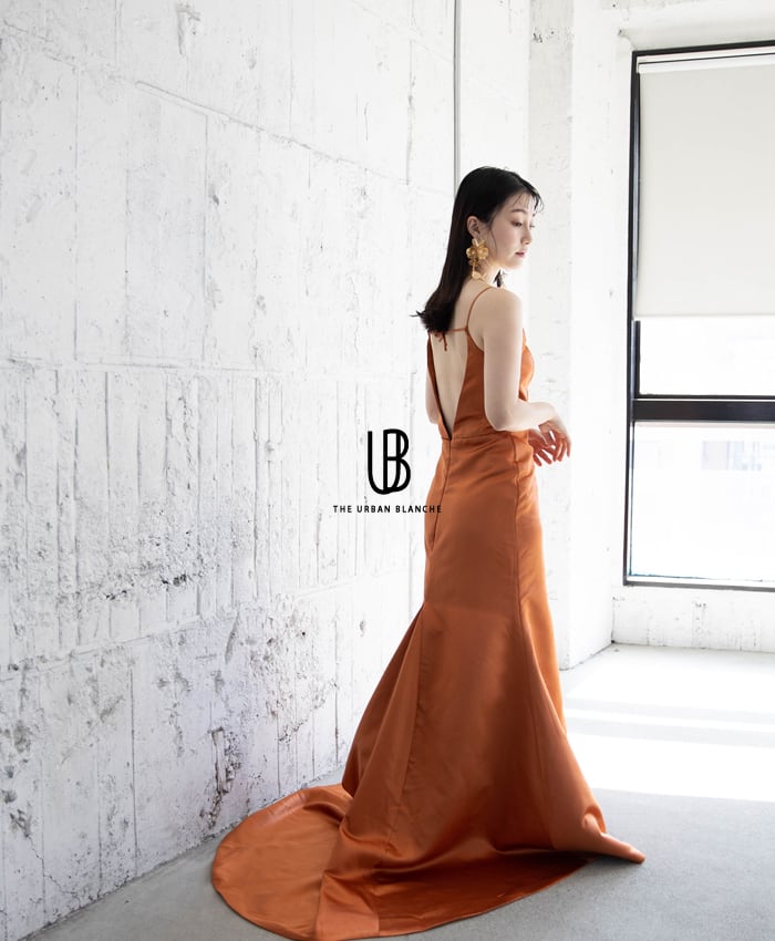 THE URBAN BLANCHE ORIGINAL 】 color dress terra cotta 商品番号