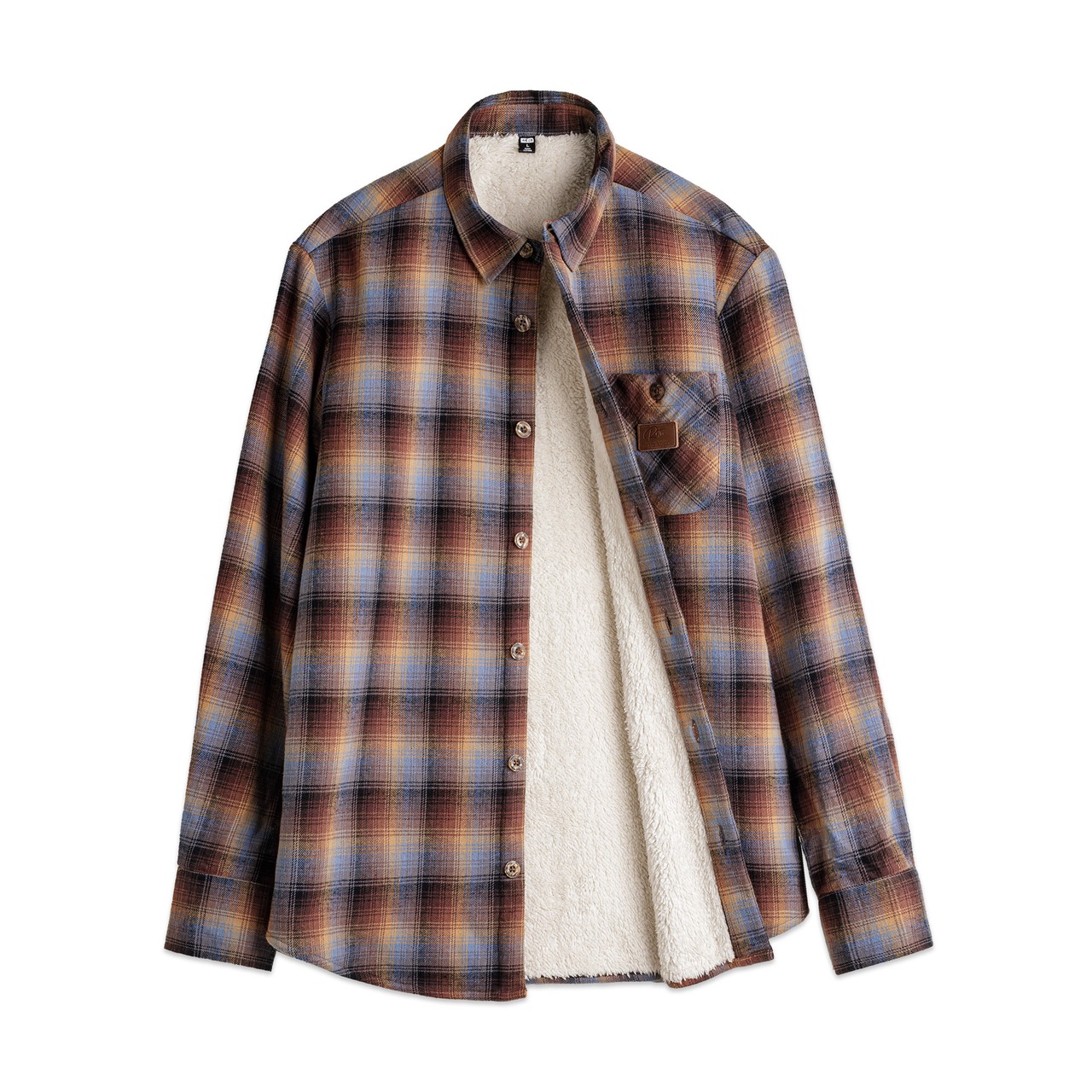 Plaid Fleece Lining Warm Shirt / チェック フリース ライニング ワーム シャツ