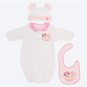 ベビー ミニー デイジー ギフトセット ピンク パーク限定 50-70cm 東京 ディズニー ランド シー スタイ ウェア 帽子 ベビー 用品 赤ちゃん プレゼント お祝い