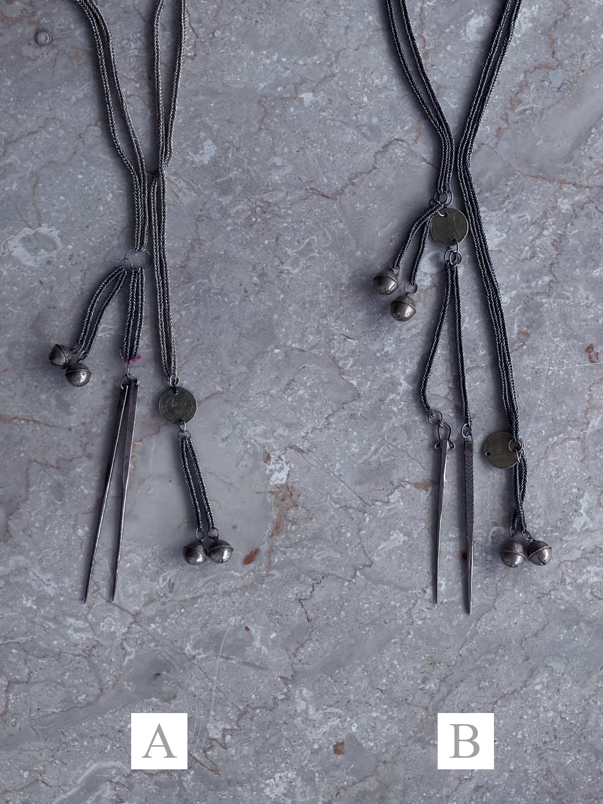 Dao tribe／Vintage brass chains necklace | 333 & tay - Delivery