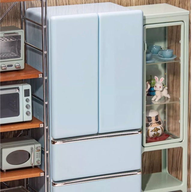 022-30164　ミニチュア家電　☆1/6サイズ☆ 　冷蔵庫　2col