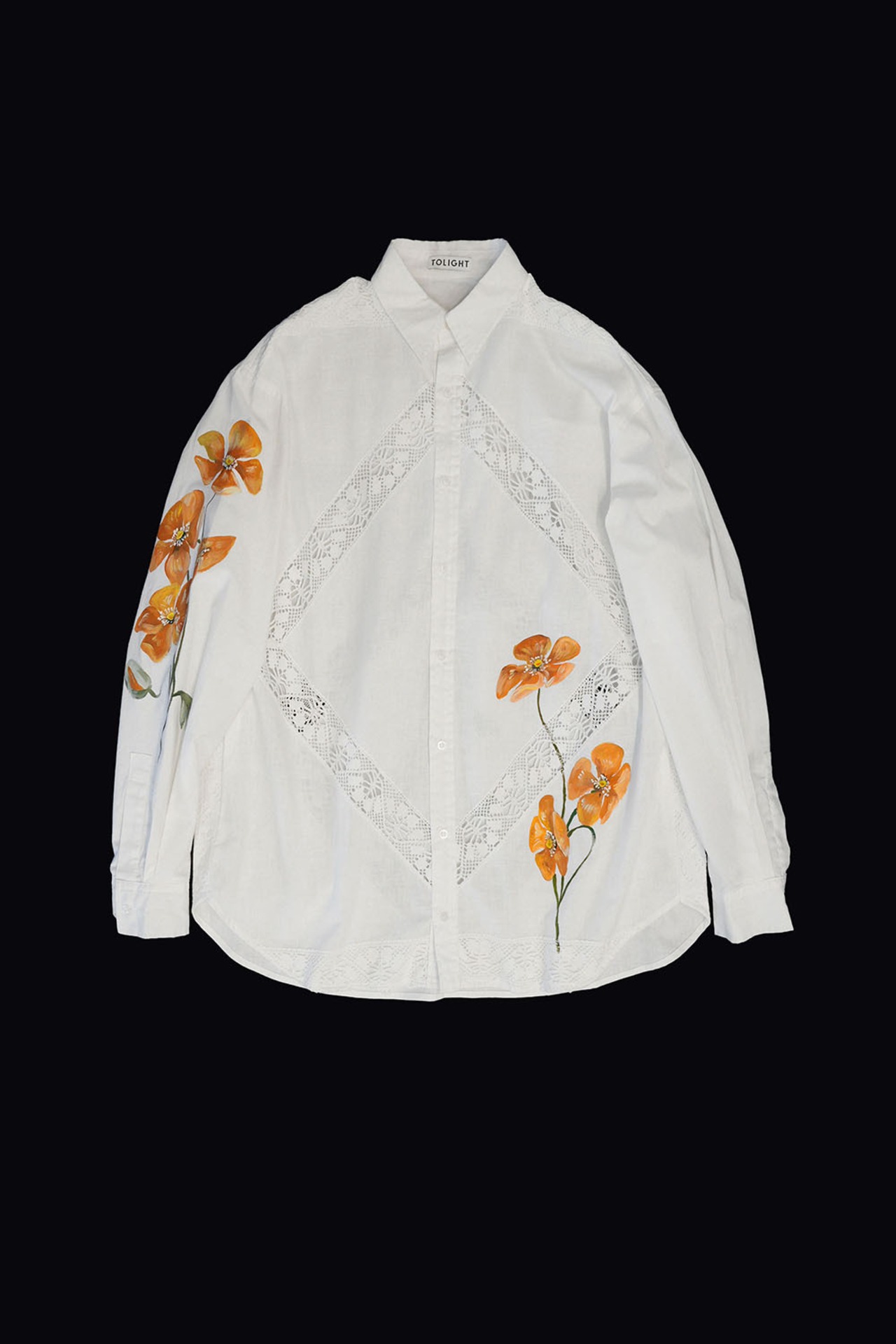 vintage lace big shirts-poppy