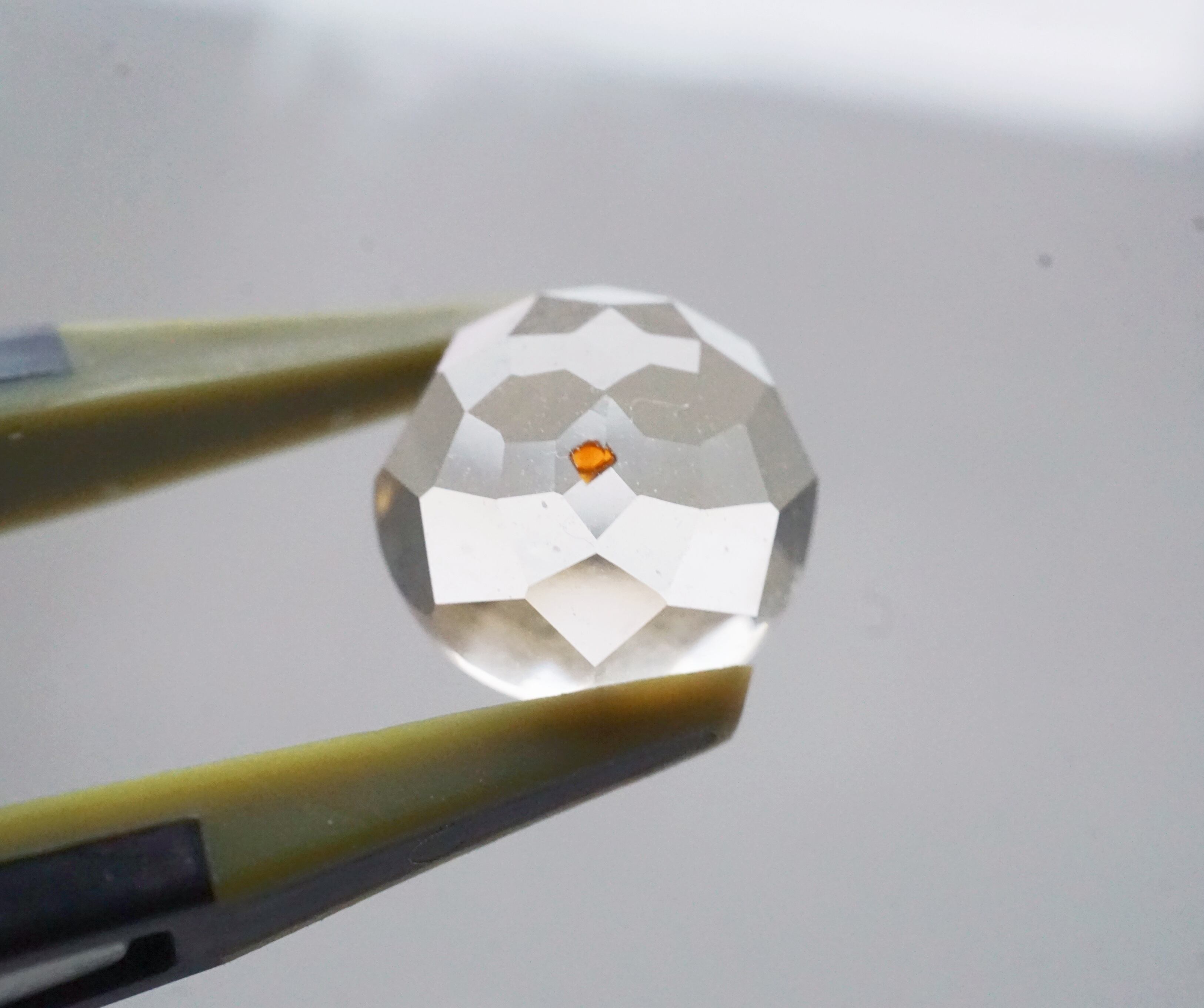 W1693 ルチルクォーツ入りホワイトガーデンクォーツ ルース | WIMPERONLY