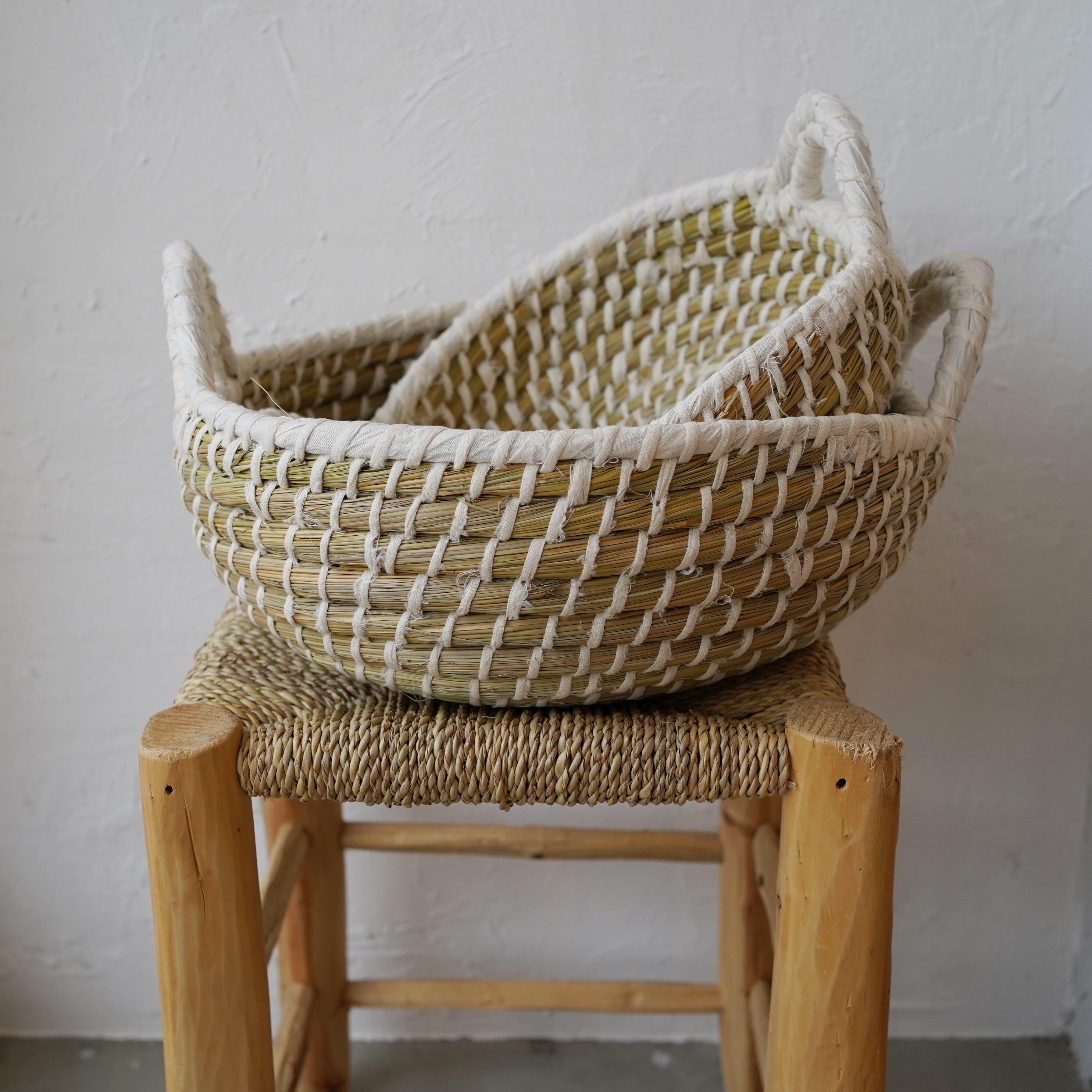 ラウンドバスケット(2個セット)/People Tree