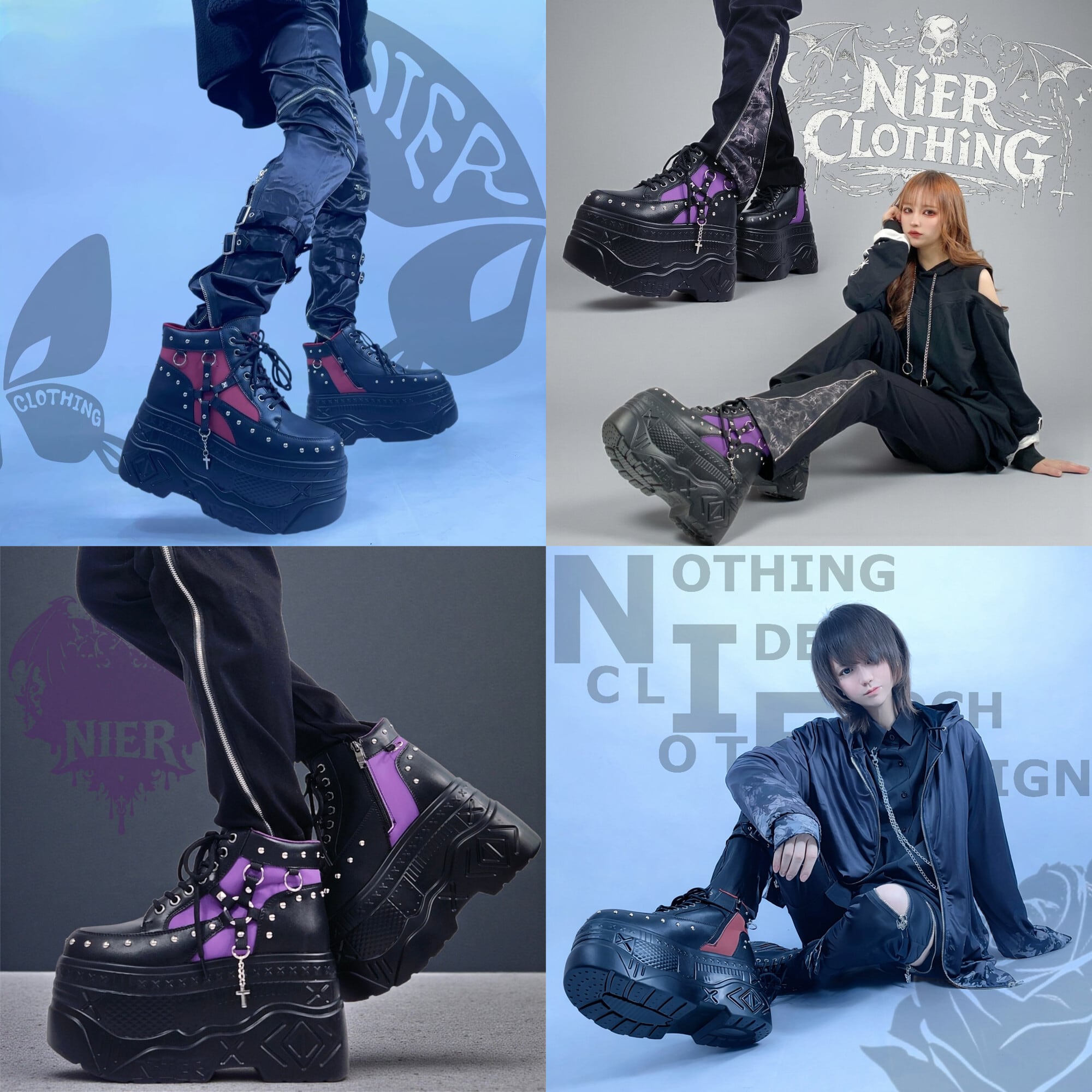 ゾロ目の日限定大特価】1/2GOTHIC厚底スニーカーガチャ【各サイズ3点