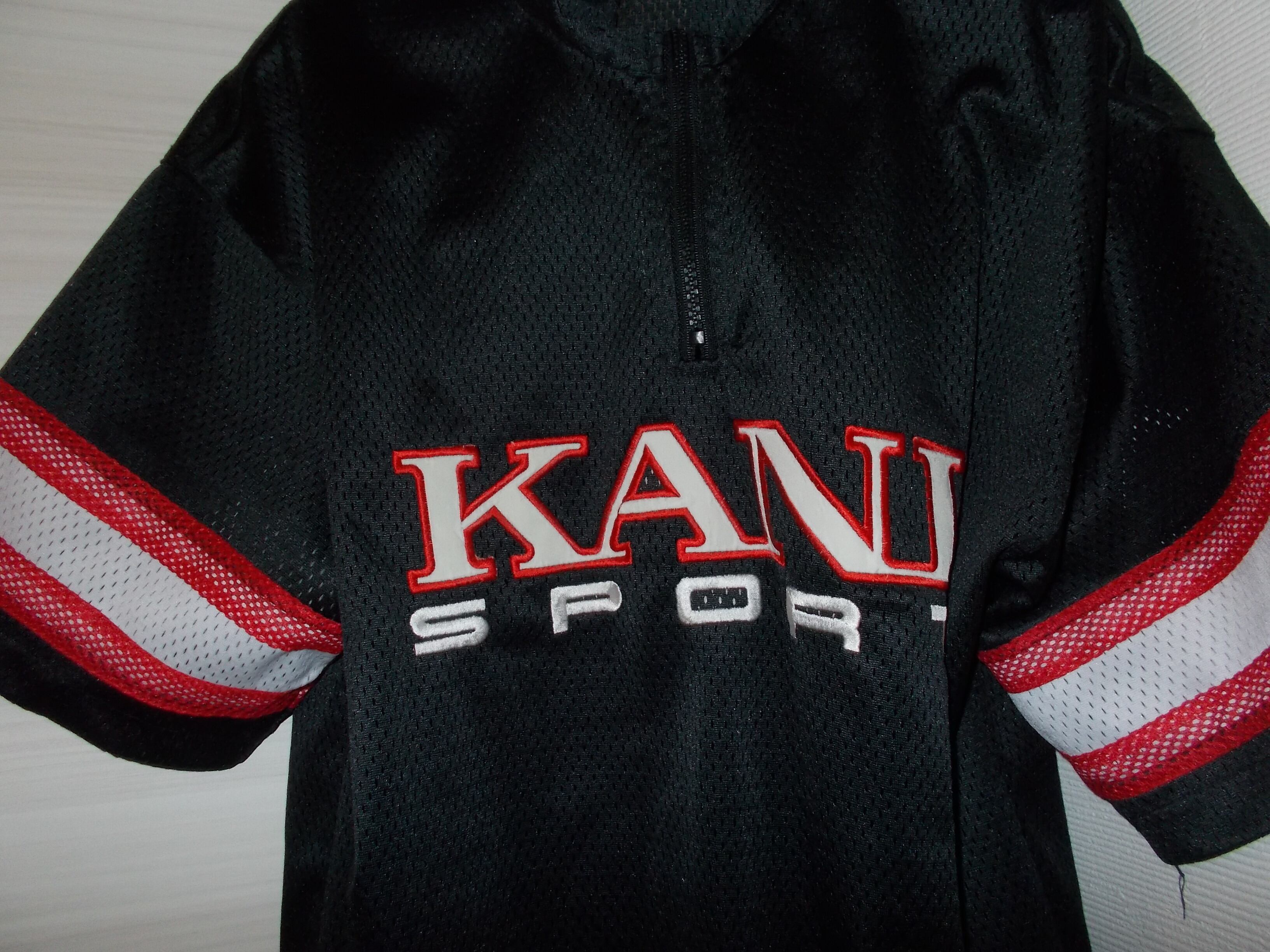 KARL KANI SPORTカールカナイスポーツメッシュハーフジップゲーム