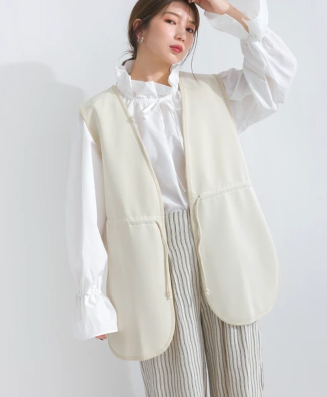 ンバーミーTOKYO"NO COLOR VEST"IVORY