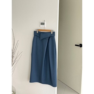 ウエストデザイン タイトロングスカート 10085