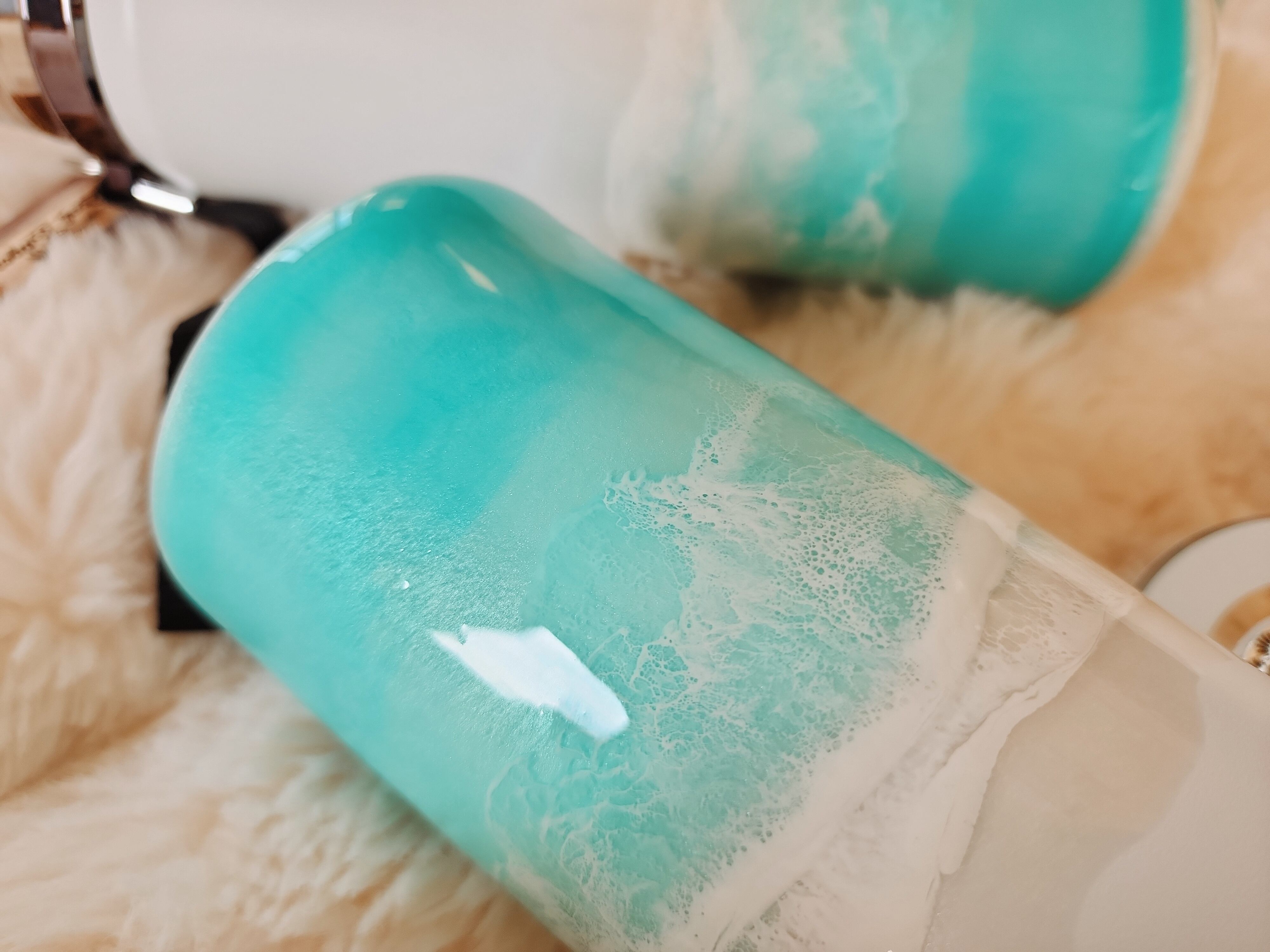 427.オーシャンレジンアート ステンレスボトル800ml | Leaf Edgez