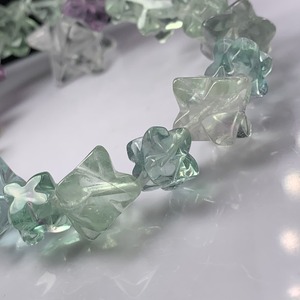 フローライトオールこんぺいとうブレスレット