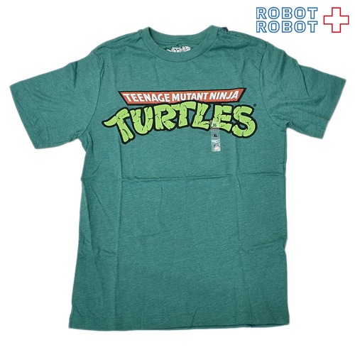 Tシャツ TMNT タートルズ ロゴマーク 緑 レディース