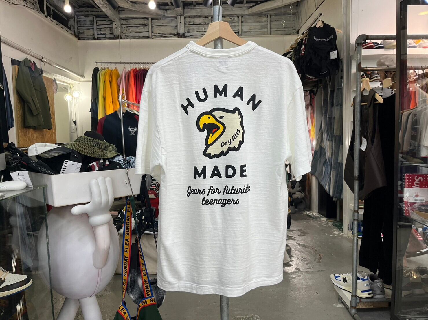 HUMAN MADE EAGLE #1 POCKET TEE WHITE XL 81334 | BRAND BUYERS OSAKA