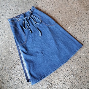 デニム 巻きスカート used [207062]