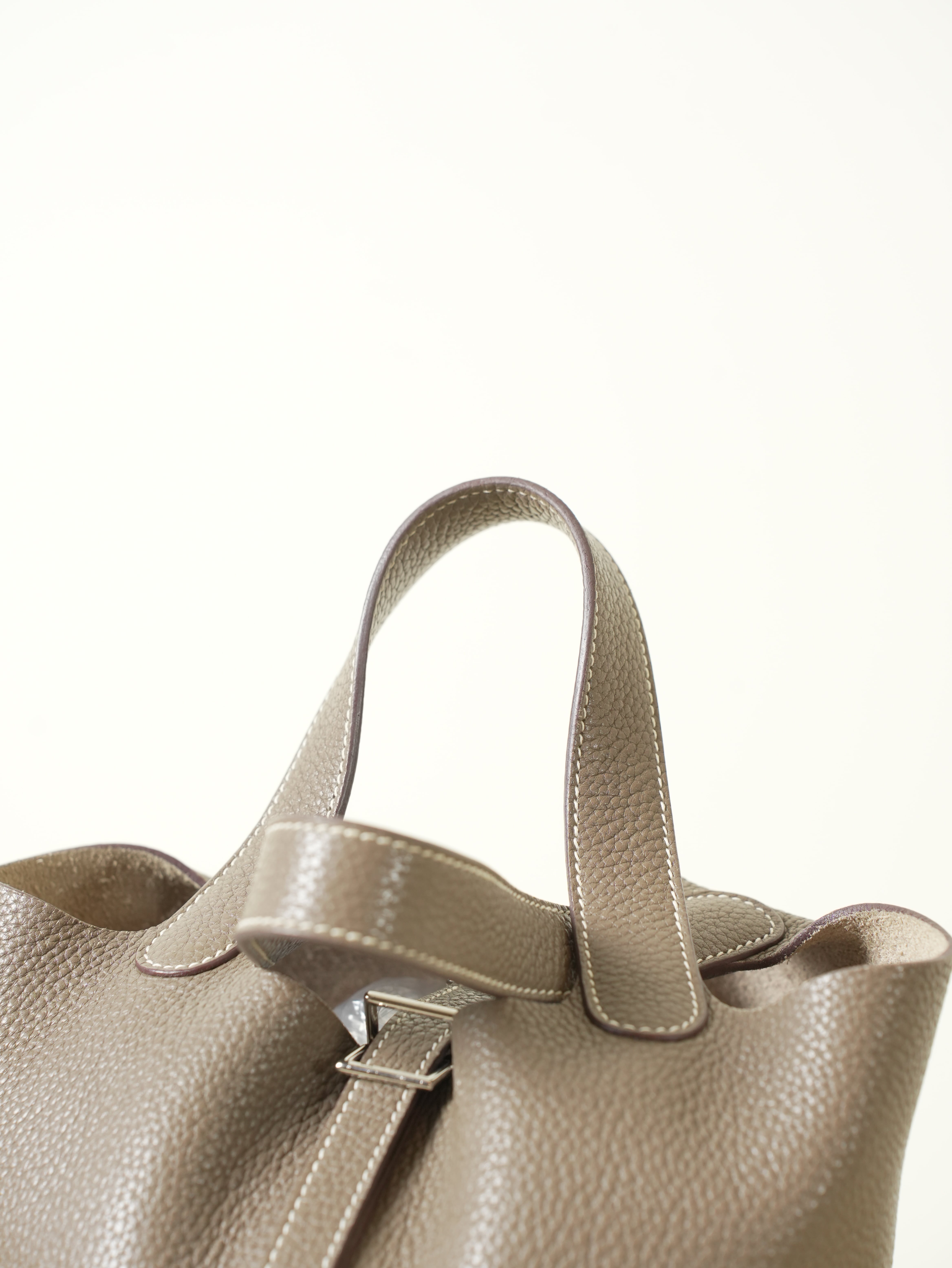 HERMES エルメス ピコタンロック PM エトゥープ ベージュ | Raum Vintage