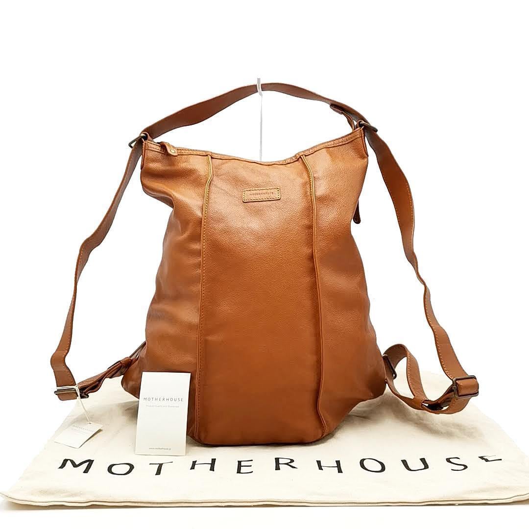 初の折りたたみスマホ MOTHERHOUSE レザーリュック