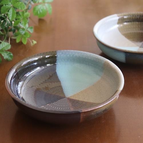 小石原焼 森喜窯 取り鉢 平鉢 グラデーション Koishiwara-yaki Flat bowl #136