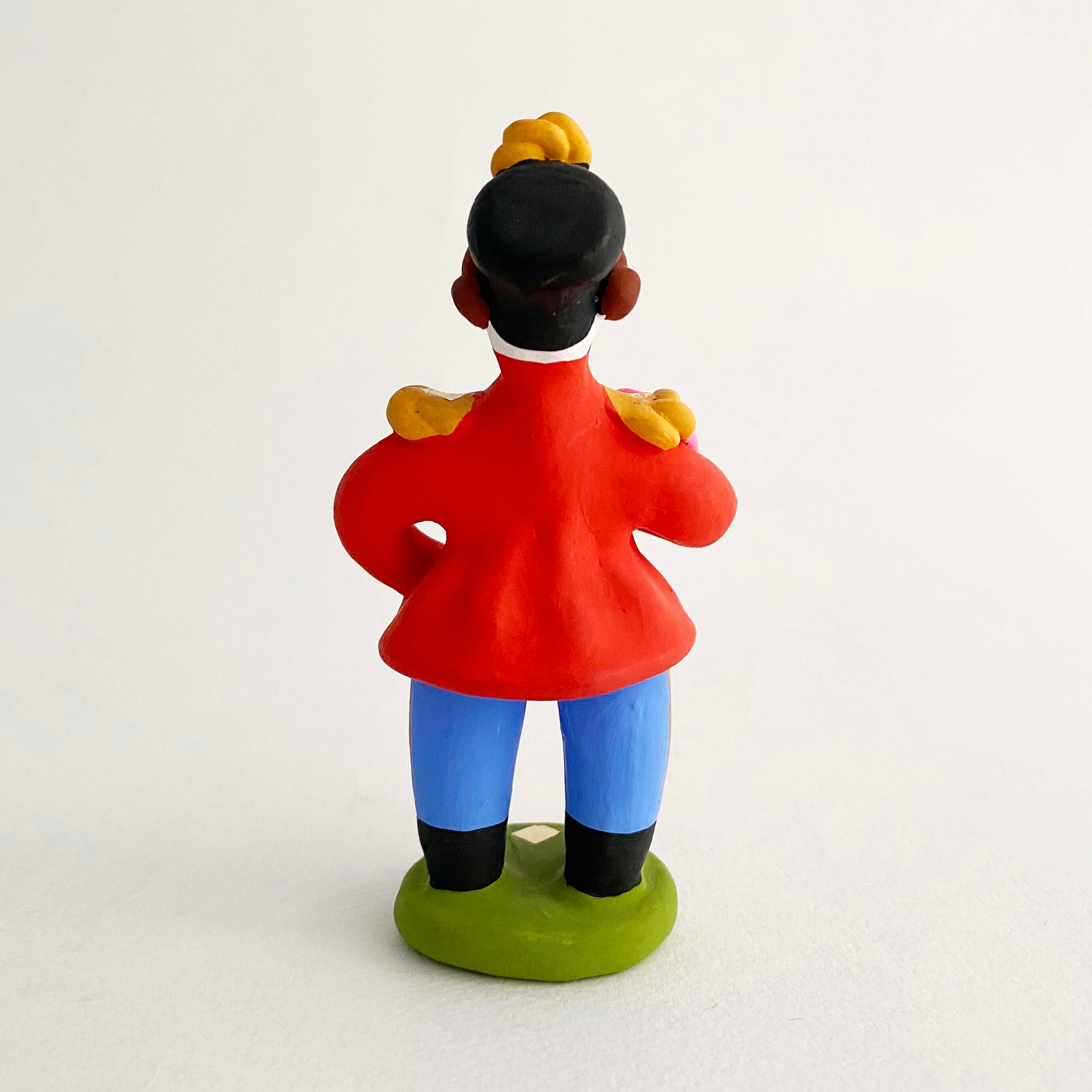 ディムコヴォ土人形 / 花を持つ男