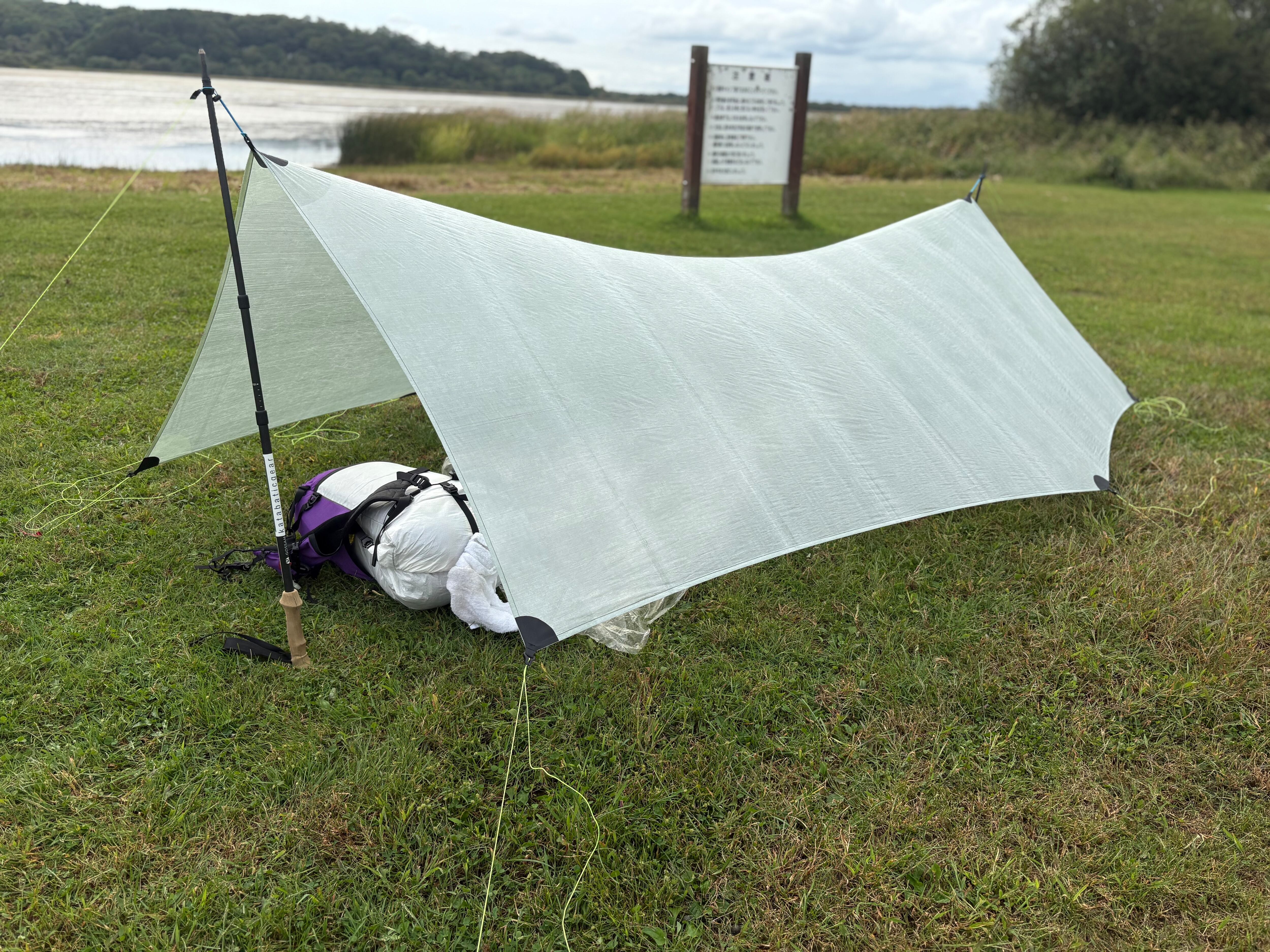 受注製作〉IMPERIAL-MOTH tarp | Blue traverse gear