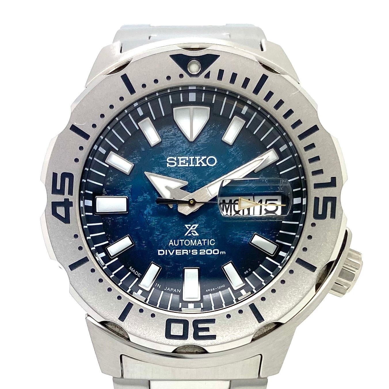 電池交換】セイコー TYPE2 クォーツ デイデイト 白 ゴールド 裏