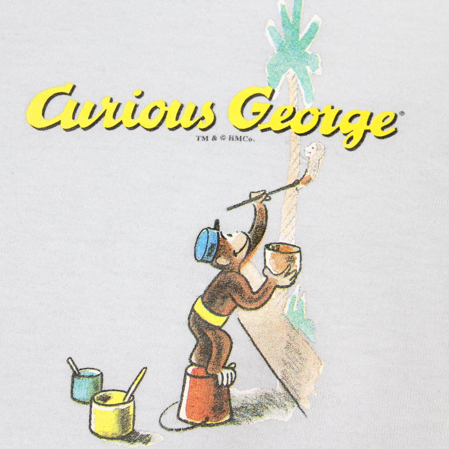 USED【M】Vintage 90s Curious George おさるのジョージ Tee / ©HMCo