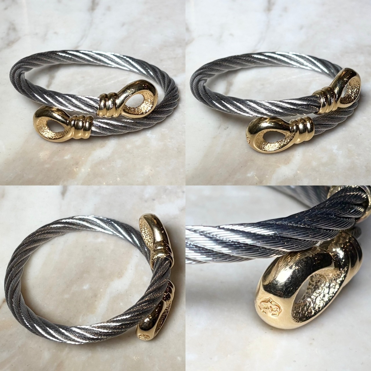 CHARRIOL metal wire bangle