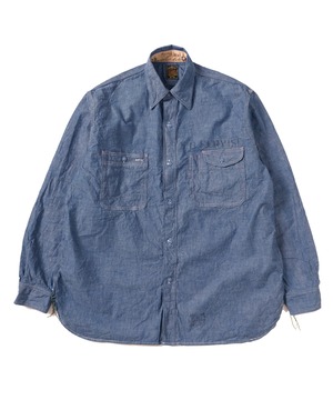 SHAMBLAY LETTERD SHIRTS　シャンブレーレタードシャツ　GS2229921