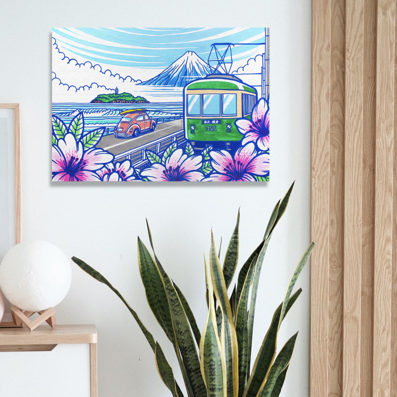 Art Panel（江ノ島とツツジ） | TAMO ART GALLERY