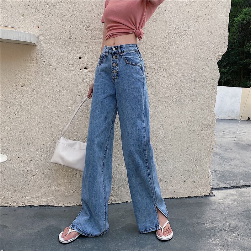 サイドスリットジーンズ ドラファッションホール78483107294