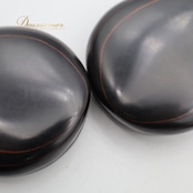 フラメンコ パリージョ カスタネット ブラック系 CASTANUELAS DEL SUR フィブラ ベテアダ ドブレ カーハ 楽器 小物 ペア 両手 模様 ケース セット 黒 赤 白 練習 ステージ イベント 艶 光沢 パフォーマンス レッド系 ホワイト系