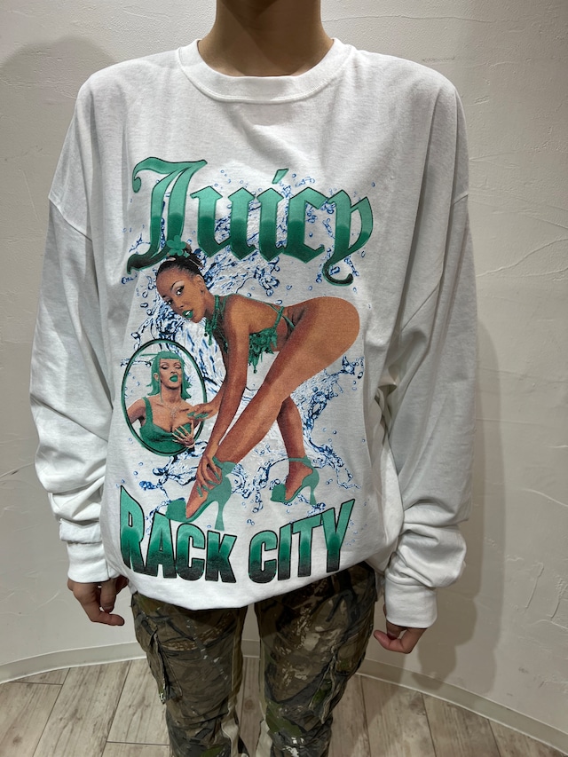 FOR THE HOMIES DO JA CAT L/S tee　White