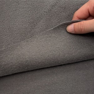 ★CT794◆オーダー50cm単位◆暖か両面ポーラテックニット生地◆グレー