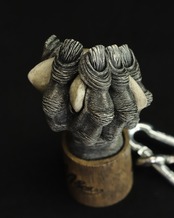 [数量限定] "5th Anniv" SUPER BIG KEYHOLDER - serial.05 /Black ink wash