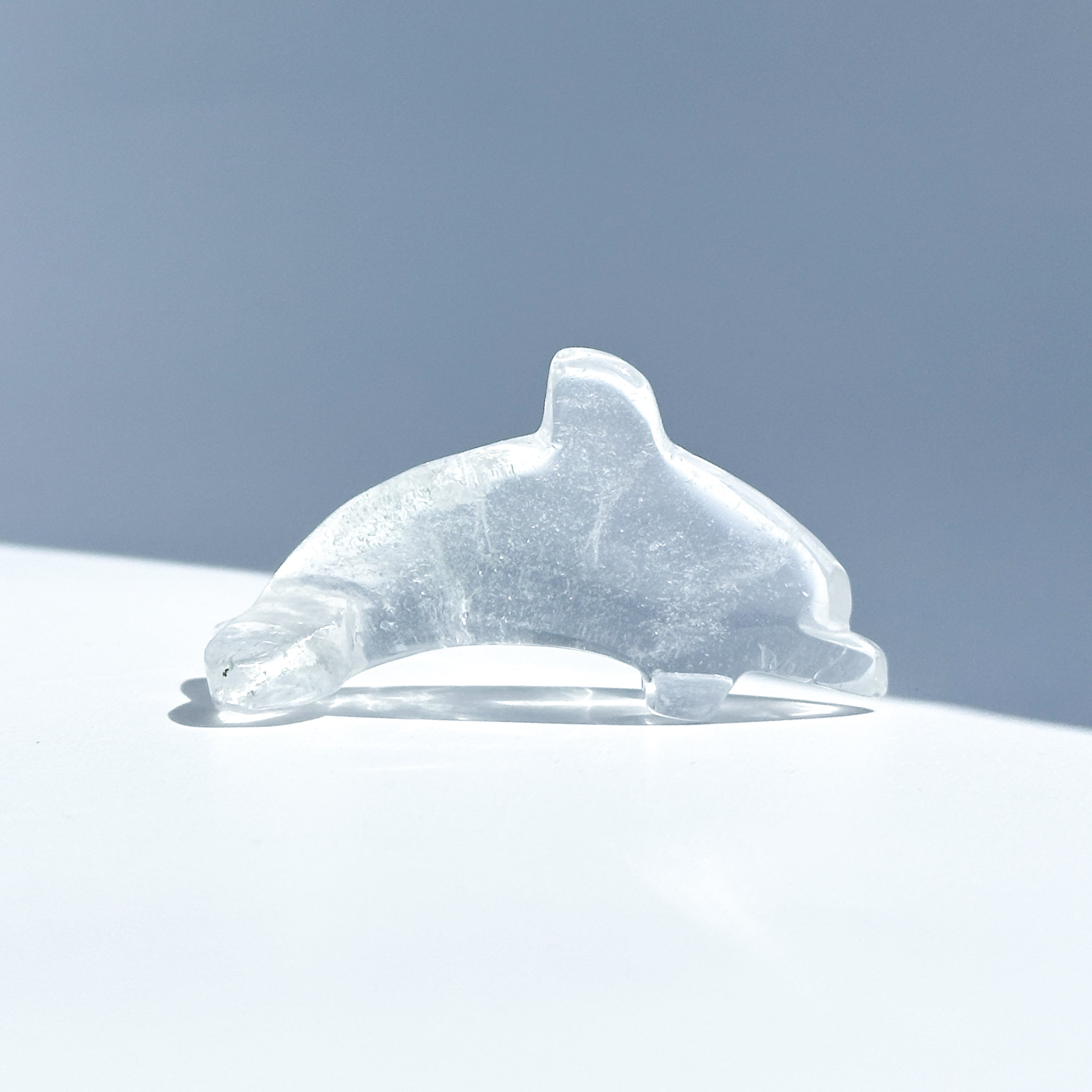 透明感◎クリアクォーツ ミニイルカ11◇Clear Quartz◇ 天然石・鉱物・パワーストーン・インテリア