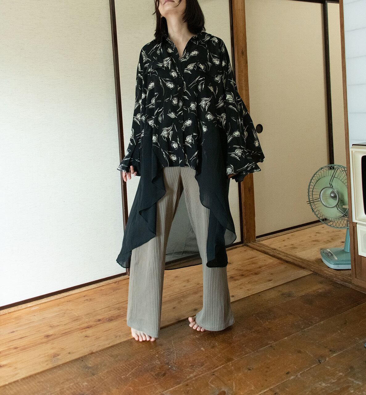 シフォンコンビチュニック