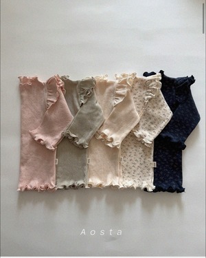 即納:Angel frill tee〔aosta〕