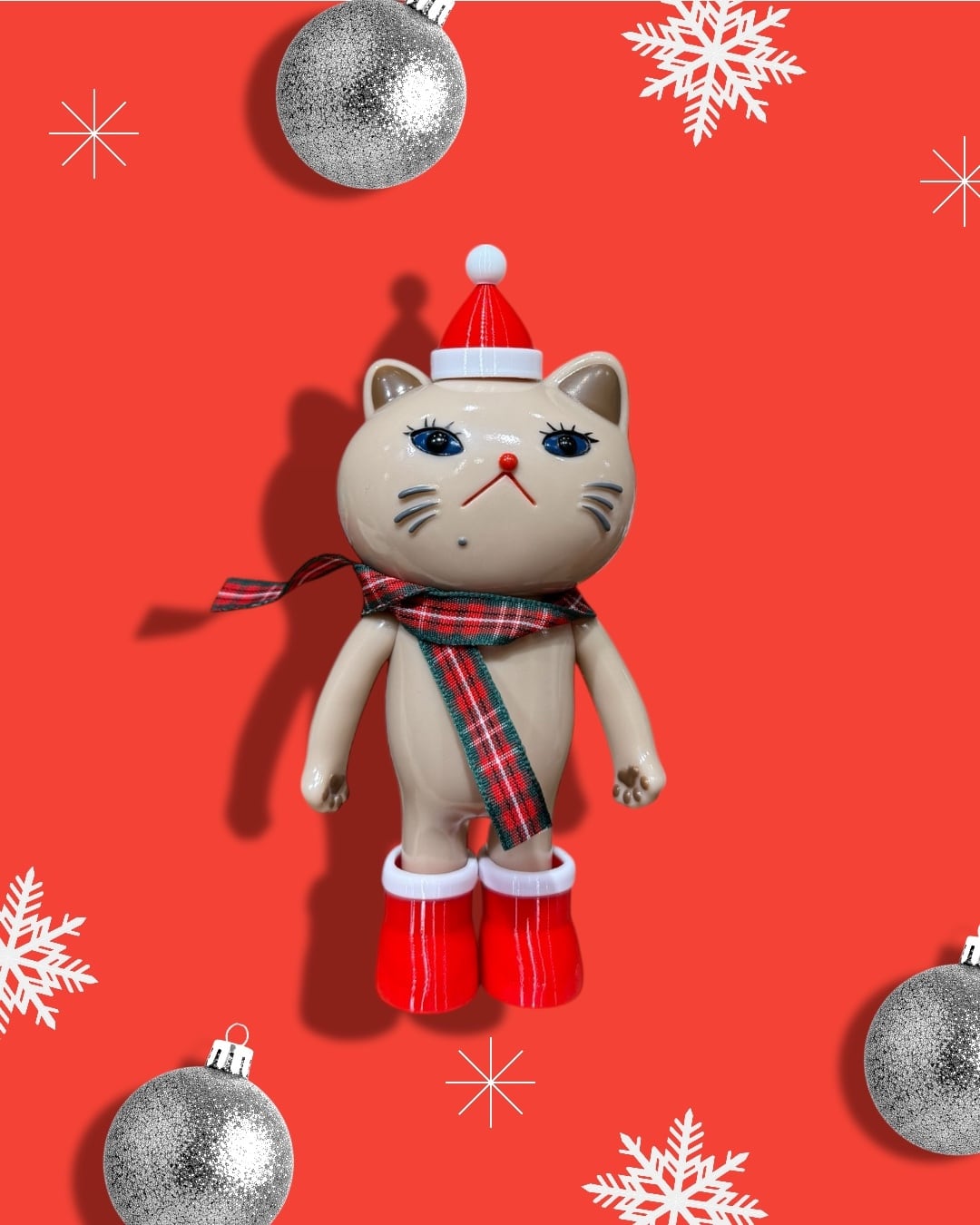 ナタリーレテ♡シルクスクリーン♡人形 Nathalie Lete Gauze hand towel Black cat | Flune 文房具 猫雑貨