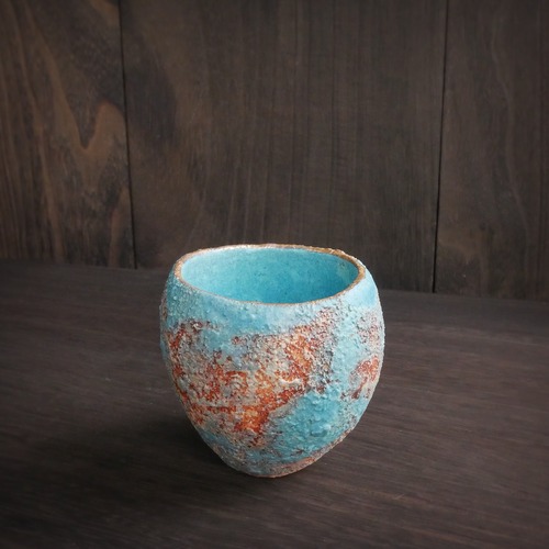 弥生小壺 no.18 wild turquoise
