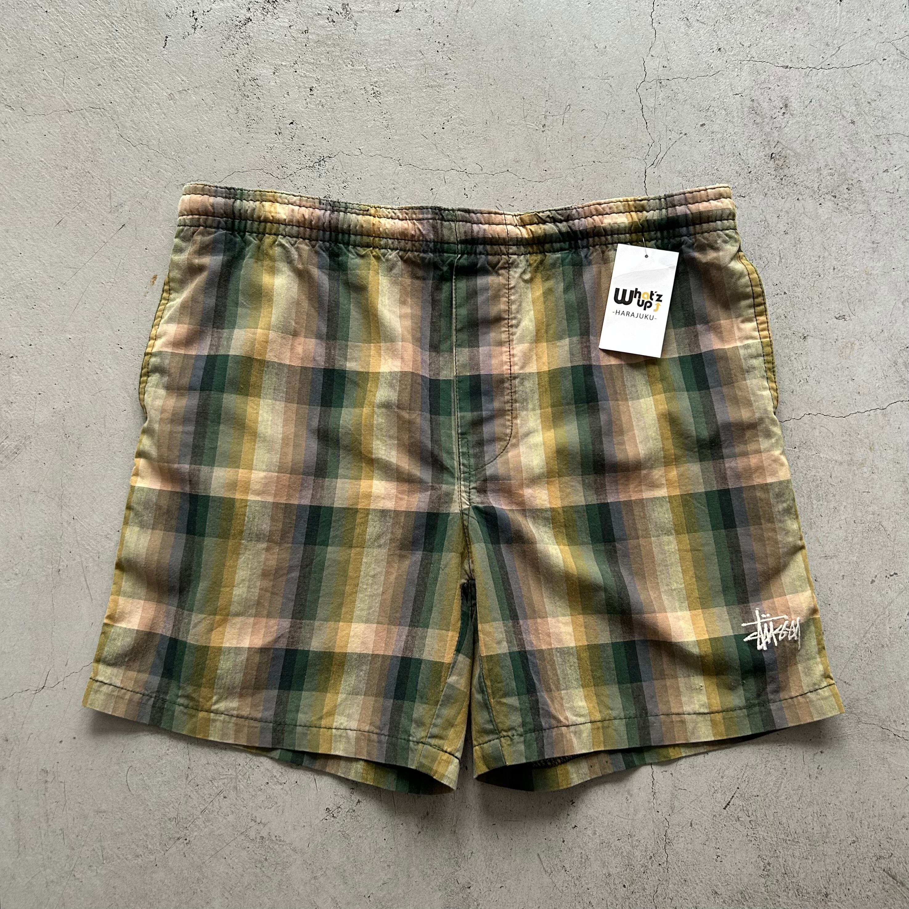 〜1990s Stussy "Indonesia" Check Shorts【高円寺店】