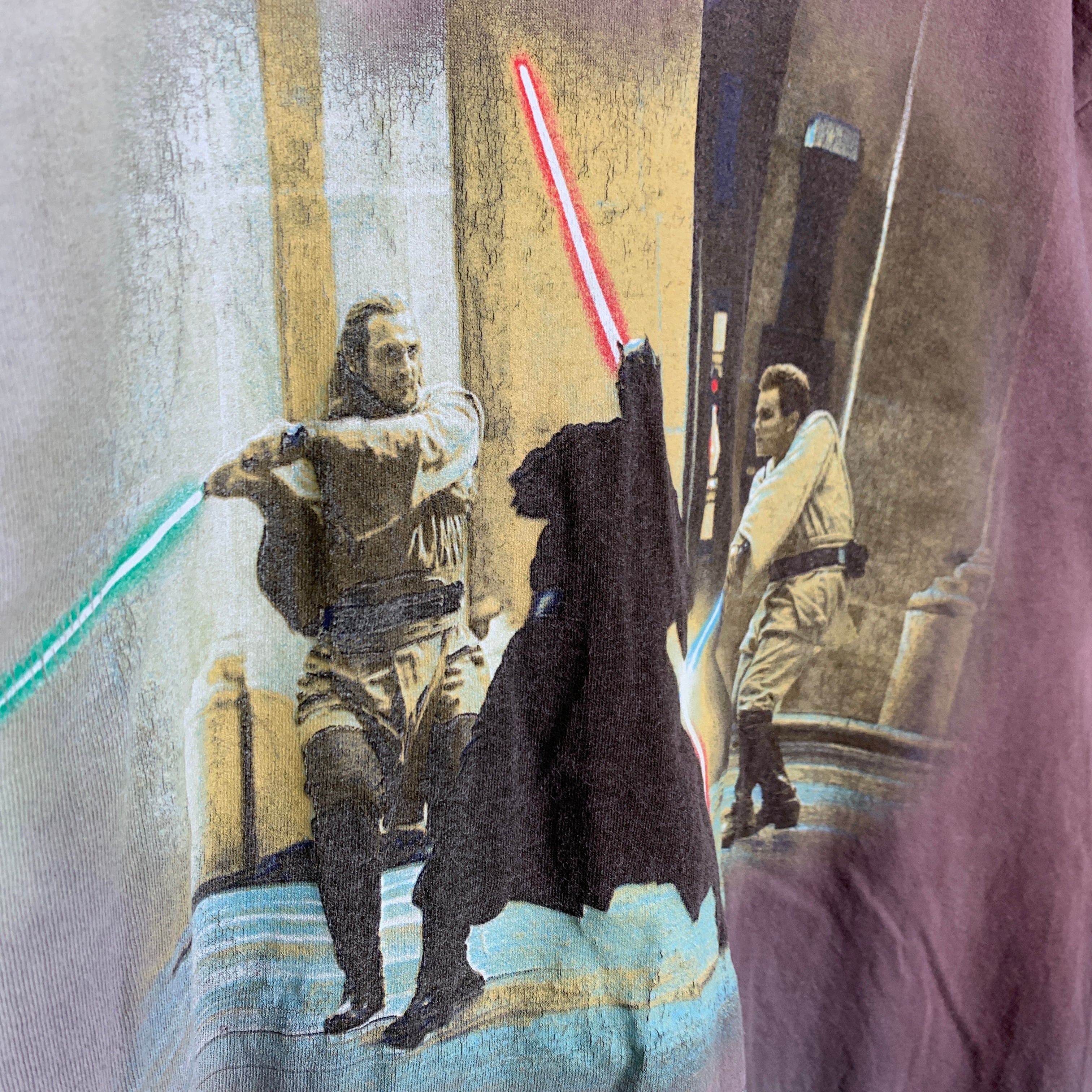 90s STARWARS EP1 ダースモール オビワン クワイガンジンTシャツ