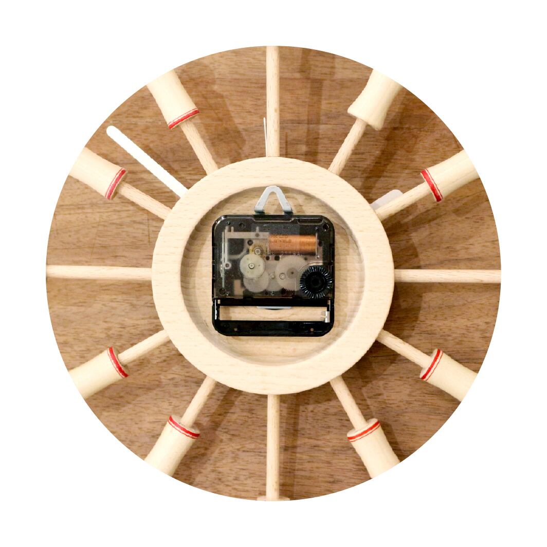 早坂利成 工人 × 木の香 】こけし時計 | GINZA HAKKO 木の香