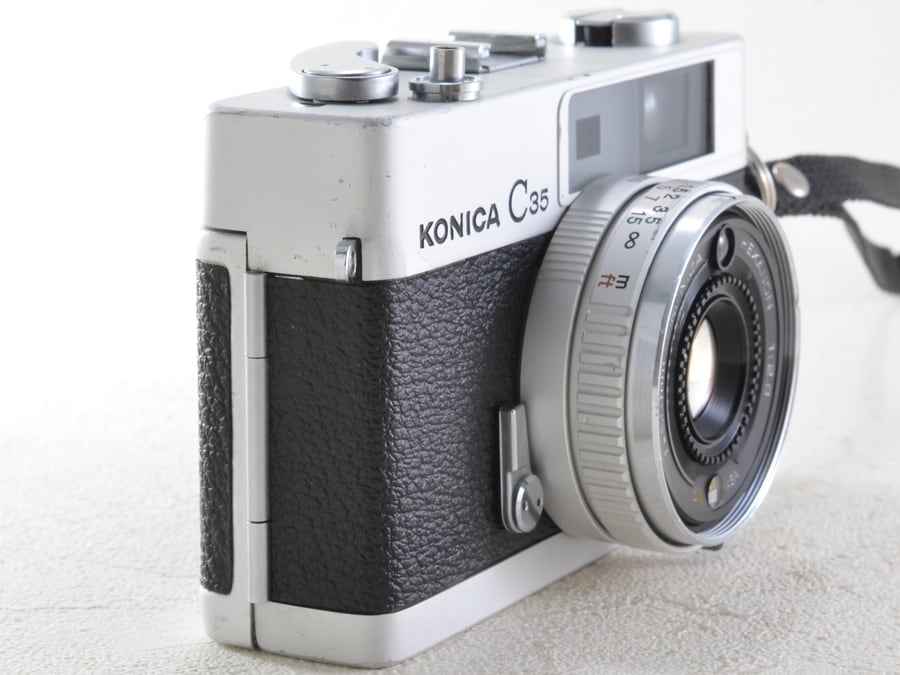 KONICA C35 / HEXANON 38mm F2.8 整備済 ネガフィルム付 コニカ（51100