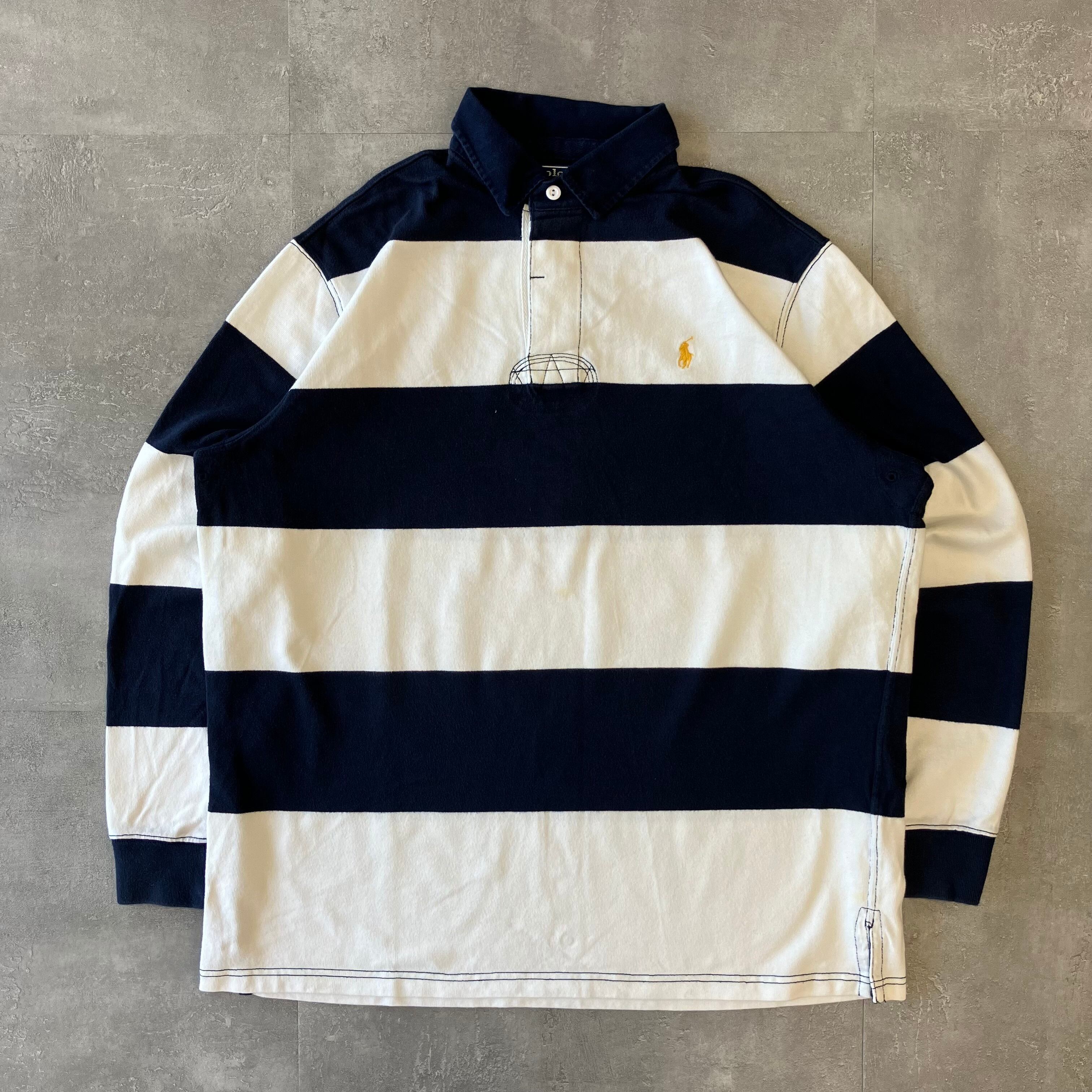 ポロラルフローレン ラガーシャツ ボーダー L No.1447