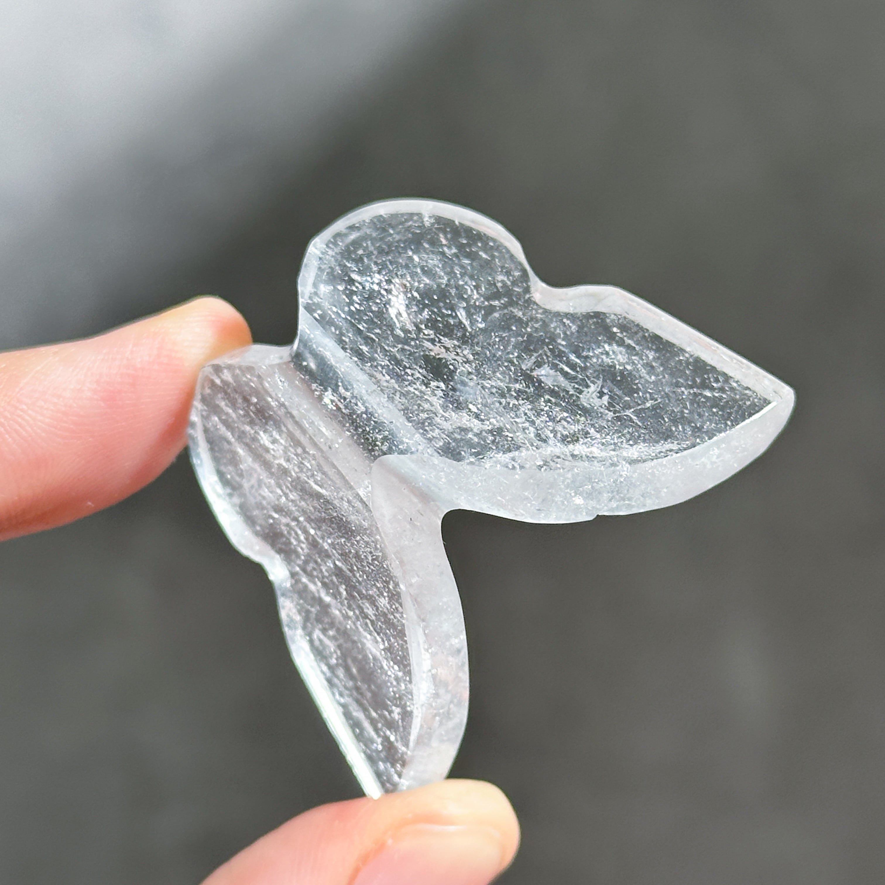 クリアクォーツ 3D蝶 02◇ Clear Quartz Butterfly ◇天然石・鉱物