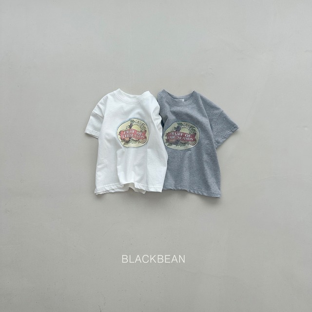 fruit tee【blackbean】※7月中旬〜7月下旬発送予定